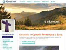 Tablet Screenshot of cynthiafernandez.myadventures.org
