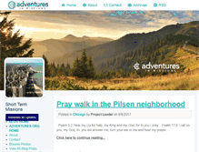 Tablet Screenshot of chicago.myadventures.org