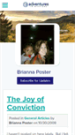 Mobile Screenshot of briannaposter.myadventures.org