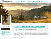 Tablet Screenshot of megancaratachea.myadventures.org