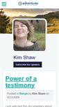 Mobile Screenshot of kimshaw.myadventures.org