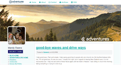 Desktop Screenshot of mandyowens.myadventures.org