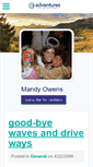 Mobile Screenshot of mandyowens.myadventures.org