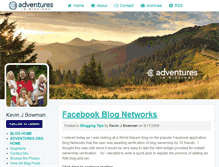 Tablet Screenshot of kevinbowman.myadventures.org