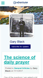 Mobile Screenshot of garyblack.myadventures.org