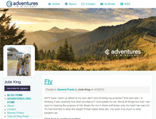 Tablet Screenshot of julieking.myadventures.org