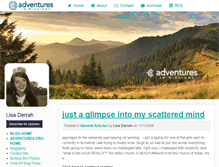 Tablet Screenshot of lisaderrah.myadventures.org