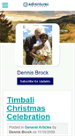 Mobile Screenshot of dennisbrock.myadventures.org