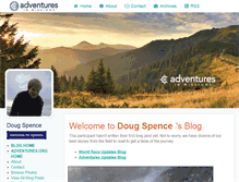 Tablet Screenshot of dougspence.myadventures.org