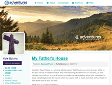 Tablet Screenshot of kylebokma.myadventures.org