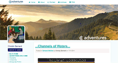 Desktop Screenshot of christinbarnard.myadventures.org