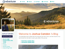 Tablet Screenshot of joshuacamden.myadventures.org