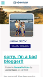 Mobile Screenshot of jamiebazor.myadventures.org